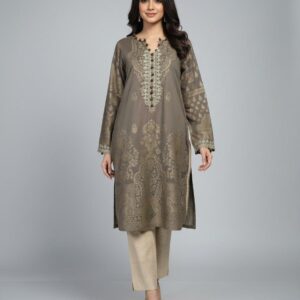 Taupe Digital Printed Suit