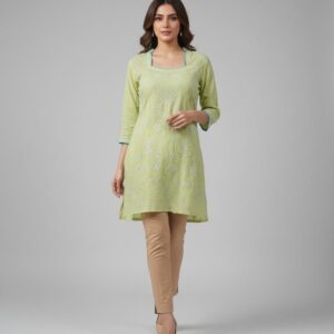 Light Green Straight Kurta