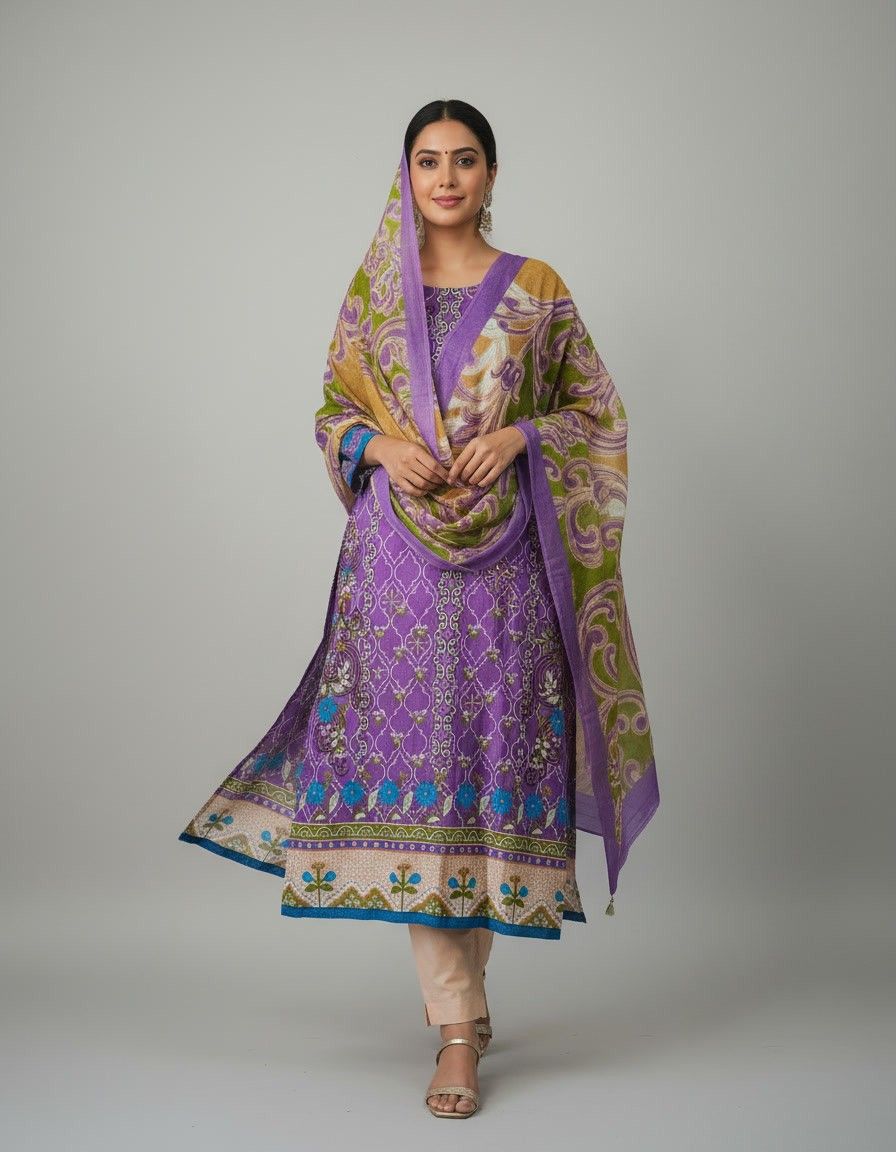 Purple Mirror Work Suit - Image 3