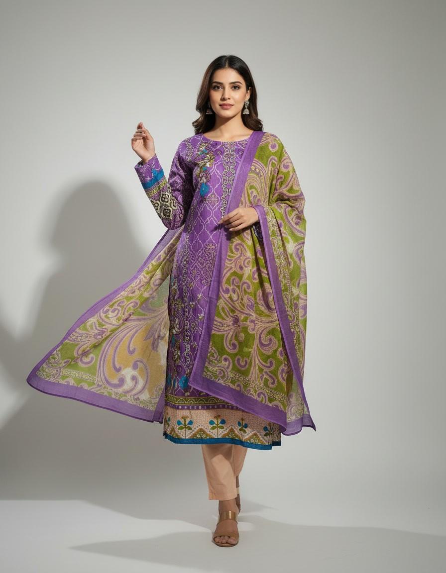 Purple Mirror Work Suit - Image 2